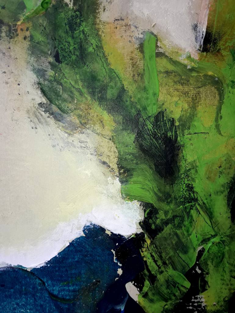 Original Abstract Expressionism Abstract Painting by Eros  Ado