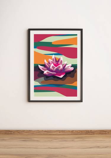 Print of Minimalism Floral Digital by Michał Jan Respondowski