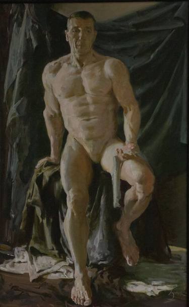 Original Classicism Body Painting by Teo Painting