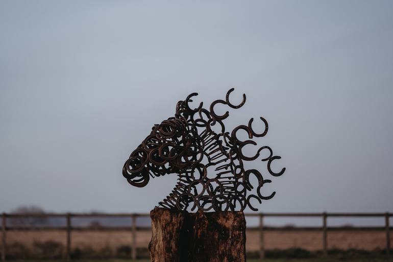 Original Expressionism Horse Sculpture by Ollie Holman