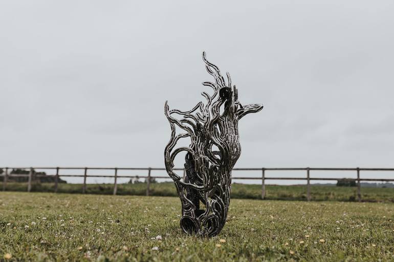 Original Figurative Horse Sculpture by Ollie Holman