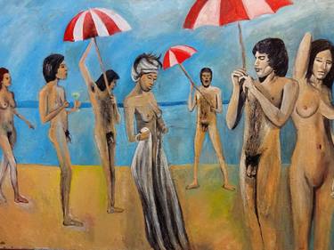 Freddie Mercury Nude At The Beach thumb