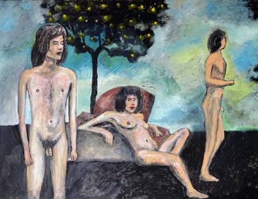 Print of Dada Nude Paintings by Berthold von Kamptz