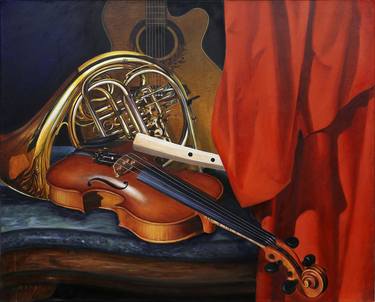 Original Music Paintings by Zenon Nowacki