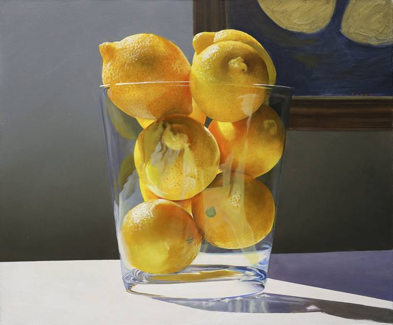 still life lemons