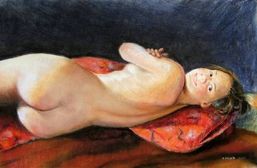 Print of Figurative Nude Paintings by Zenon Nowacki