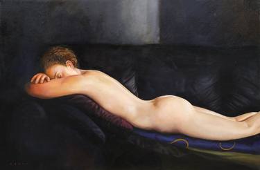 Original Figurative Nude Paintings by Zenon Nowacki