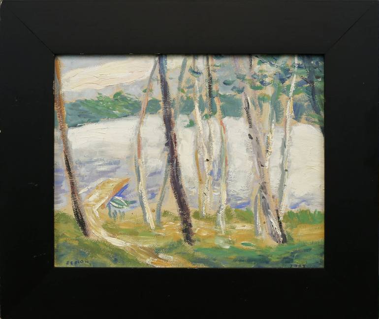 Original Expressionism Landscape Painting by Zenon Nowacki