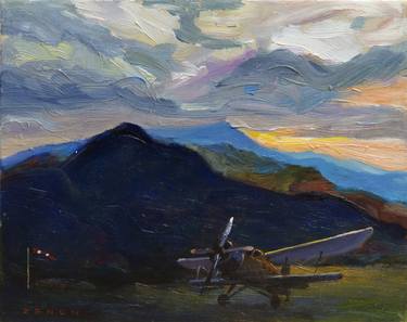 Print of Fine Art Aeroplane Paintings by Zenon Nowacki