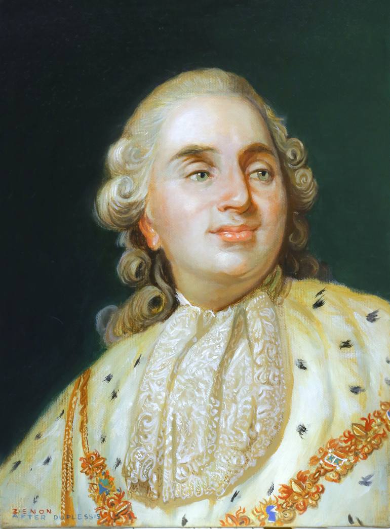Portrait of Louis XVI Painting by Zenon Nowacki Saatchi Art