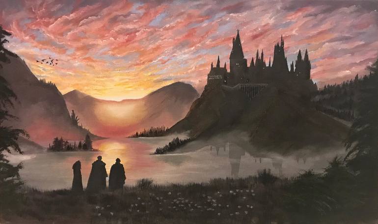 hogwarts painting