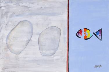 Original Abstract Animal Painting by Norbert Weithaler