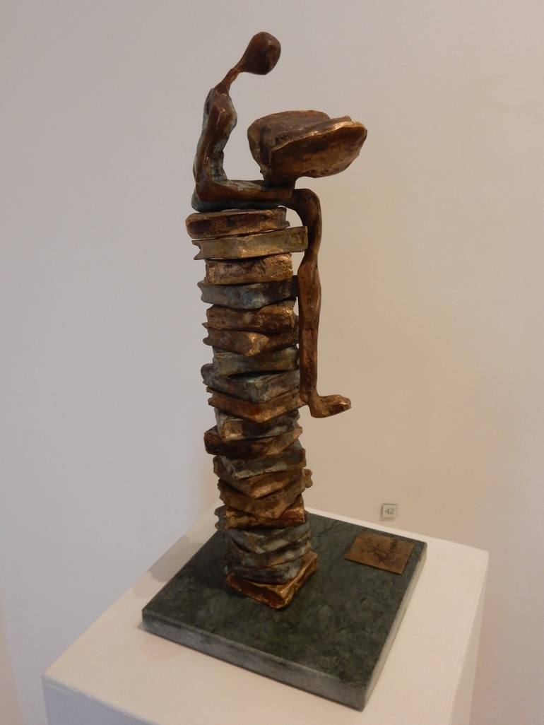 Original Figurative Women Sculpture by Lamia Fakhoury