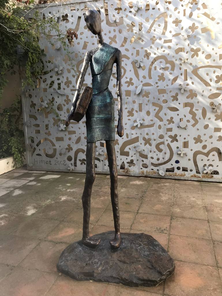 Original Figurative Women Sculpture by Lamia Fakhoury