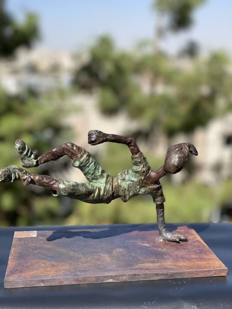 Original Figurative People Sculpture by Lamia Fakhoury