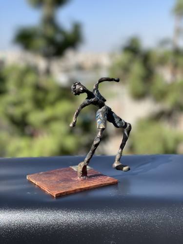 Original Figurative People Sculpture by Lamia Fakhoury