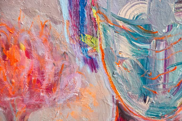 Original Abstract Expressionism Abstract Painting by Manuela Wutschke