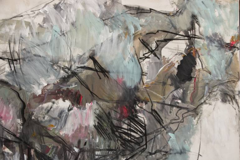 Original Abstract Expressionism Abstract Painting by Manuela Wutschke