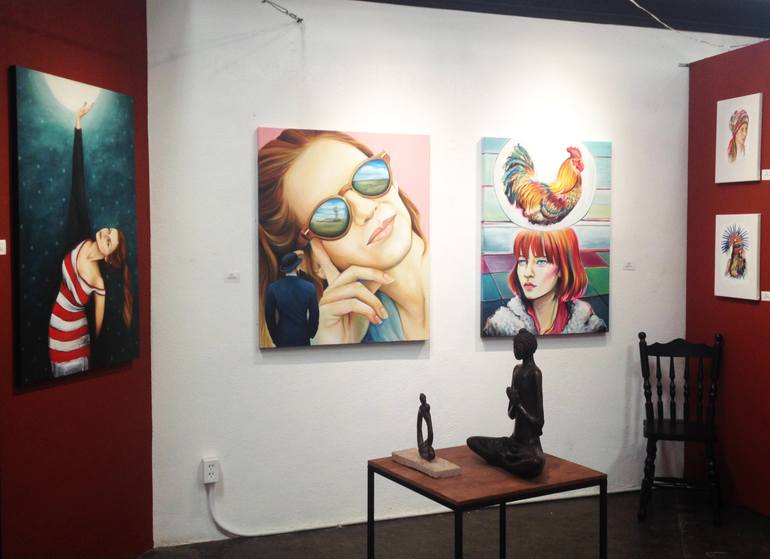 Original Figurative Fantasy Painting by Julia Elena Zavalia