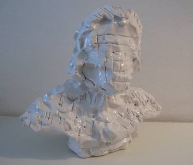 Original Figurative Portrait Sculpture by Mauro Maffezzoni