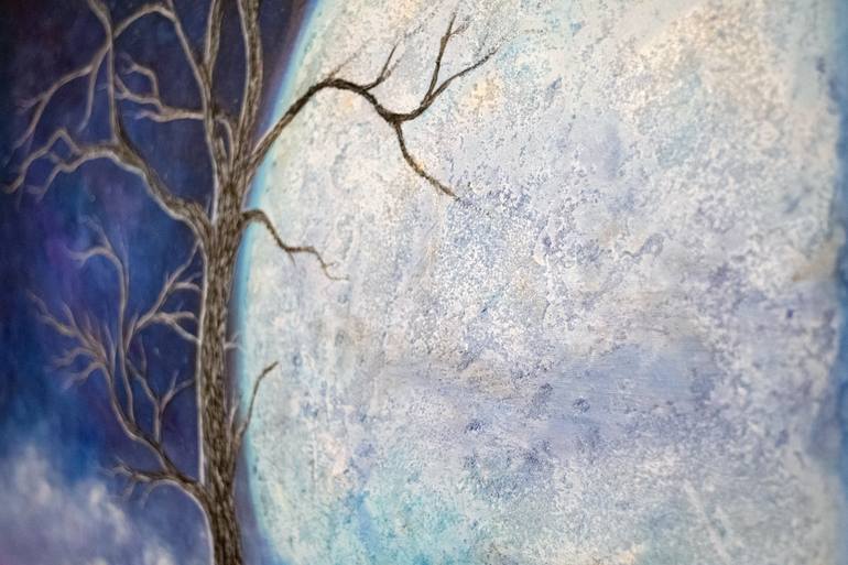 Original Surrealism Landscape Painting by Diana Teaca