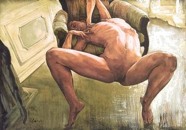 Print of Nude Paintings by Zdzislaw Lazuk