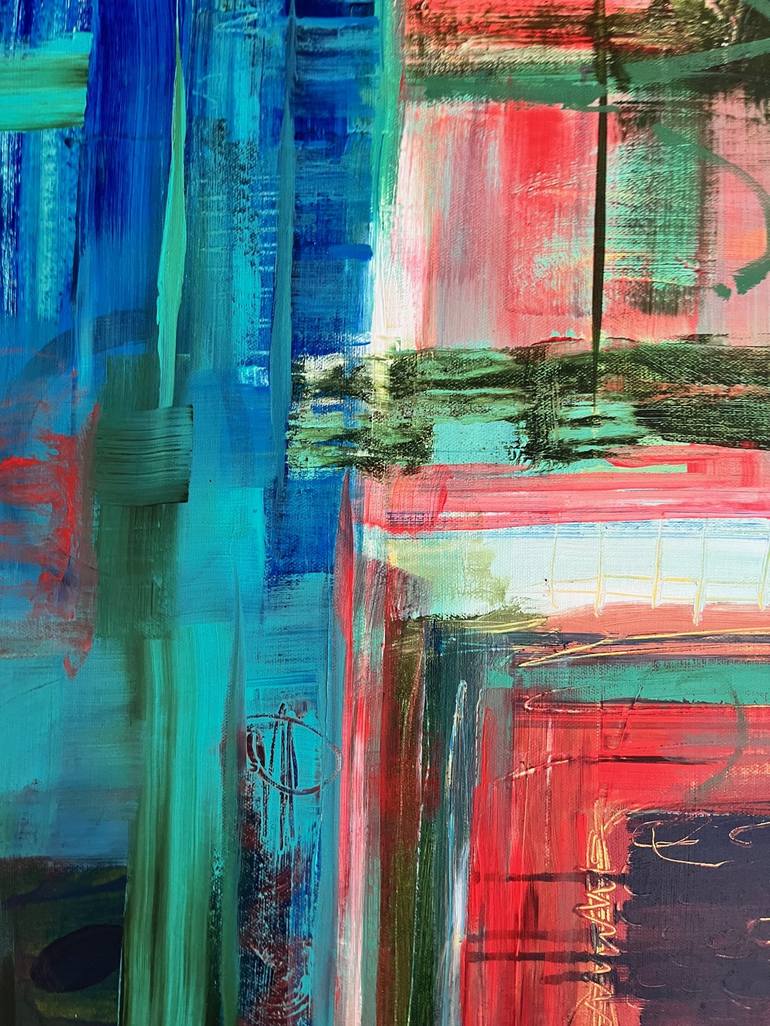Original Abstract Painting by Nicole Kamb