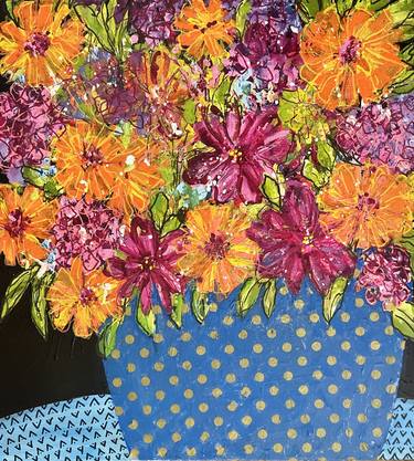 Original Floral Paintings by Nicole Kamb