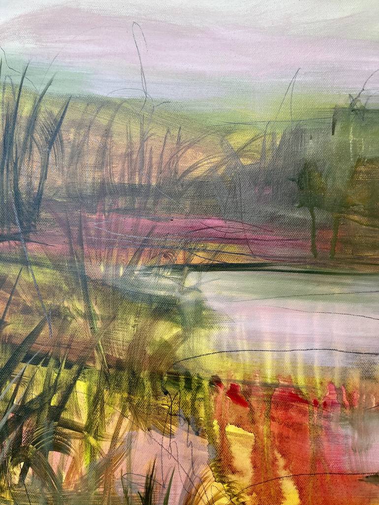 Original Abstract Landscape Painting by Nicole Kamb