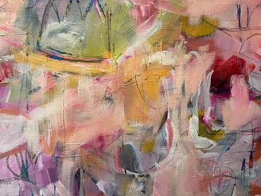 Original Abstract Expressionism Abstract Paintings by Nicole Kamb