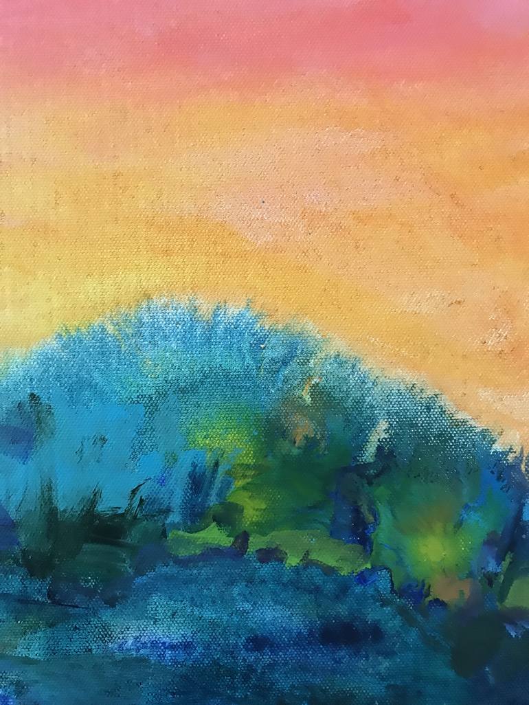 Original Abstract Landscape Painting by Nicole Kamb