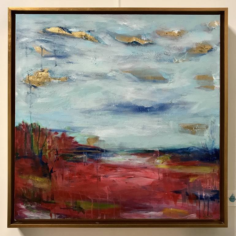 Original Abstract Landscape Painting by Nicole Kamb