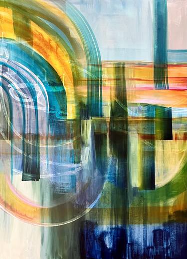 Original Abstract Paintings by Nicole Kamb