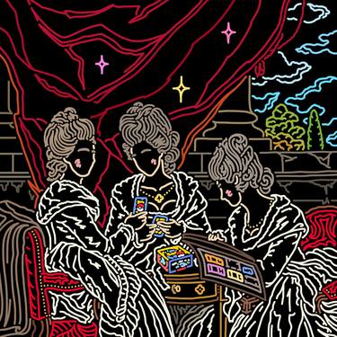 Original Baroque Women Digital by Outlined Mind