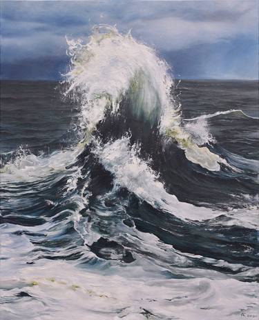 Original Realism Seascape Paintings by Alina Hamalia