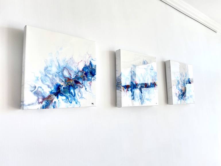 Original Fine Art Abstract Painting by Edith Mak