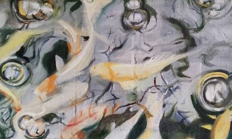 Original Contemporary Fish Painting by Rosemary Burn