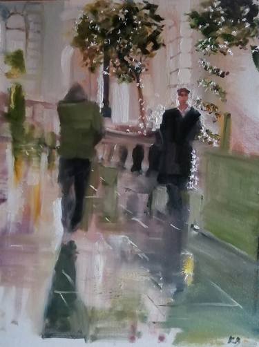 Original Impressionism Cities Paintings by Rosemary Burn