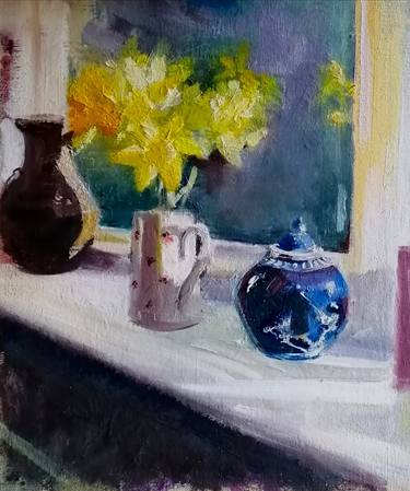 Original Figurative Still Life Painting by Rosemary Burn
