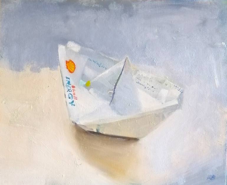 Original Still Life Painting by Rosemary Burn | Figurative Art on Other | Things you can do with an energy bill