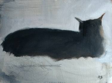 Print of Figurative Cats Paintings by Rosemary Burn