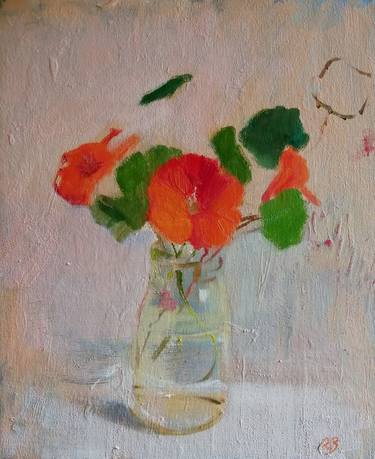 Print of Figurative Floral Paintings by Rosemary Burn