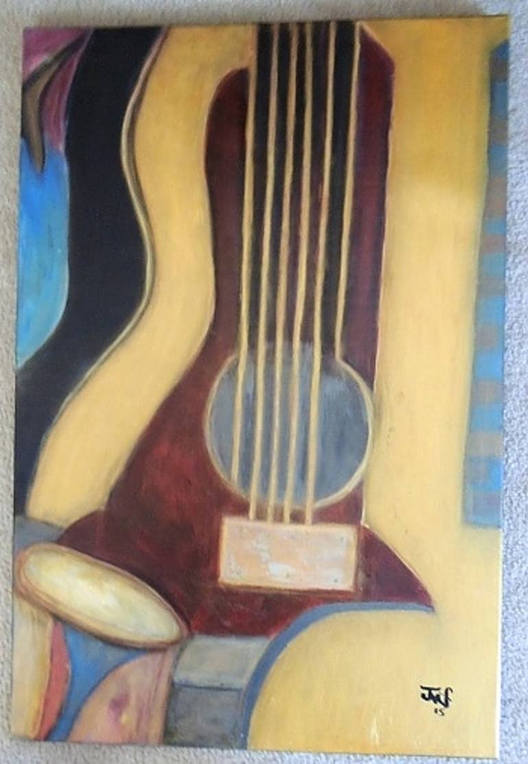 Island Music Painting by Jeanne Ferguson | Saatchi Art