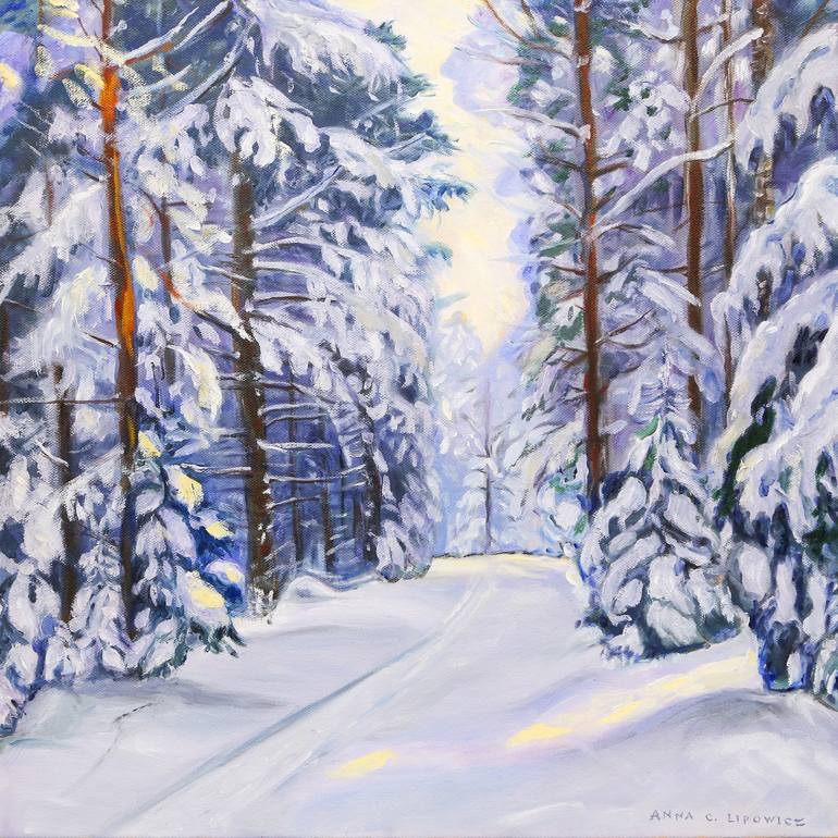 Winter Scene Painting