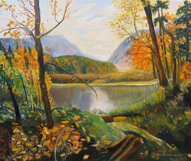 Print of Fine Art Landscape Paintings by Anna Lipowicz