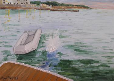 Print of Boat Paintings by ORIOL MAGRANS