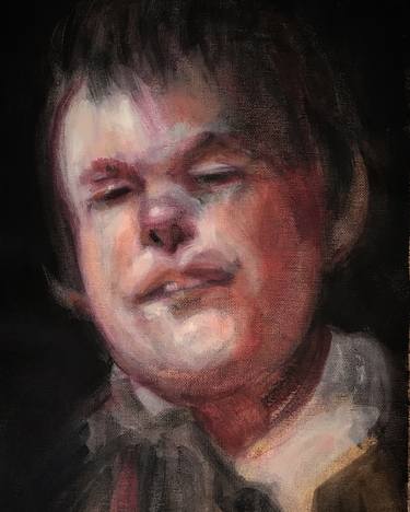 Original Portrait Painting by Daniel Levi
