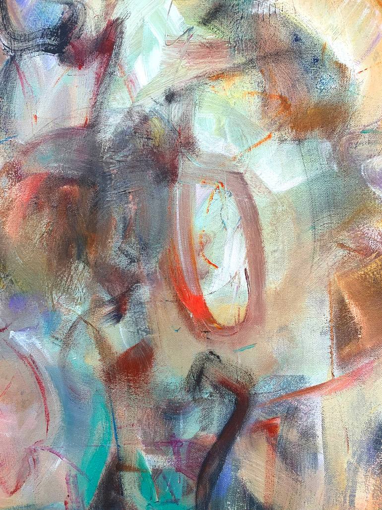Original Abstract Expressionism Abstract Painting by Mara Gimelbrant