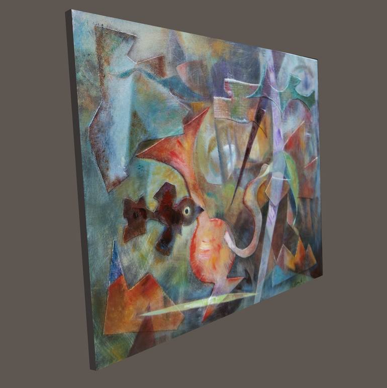 Original Figurative Abstract Painting by Mara Gimelbrant