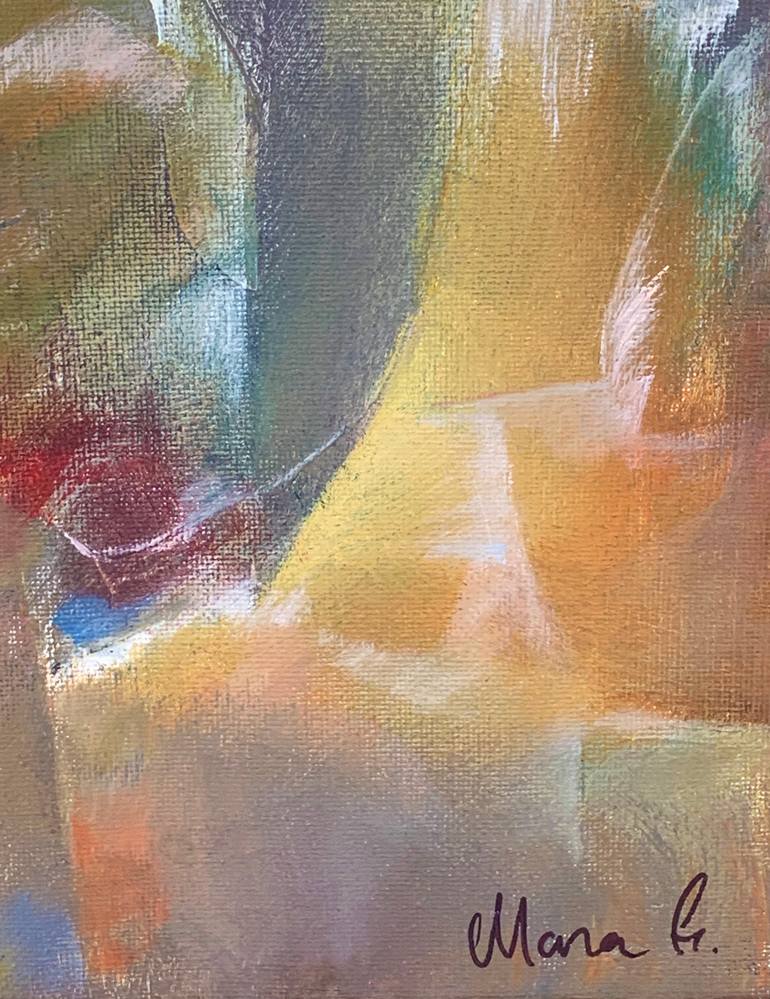 Original Abstract Expressionism Abstract Painting by Mara Gimelbrant